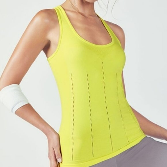 Fabletics Delta Neon Seamless Racer Back Tank Top